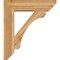 Ekena Millwork Legacy Slat Rough Sawn Bracket w/ Offset Brace, Western Red Cedar, 8"W x 30"D x 34"H BKT0806X30X34LEC06RWR - alternate 3